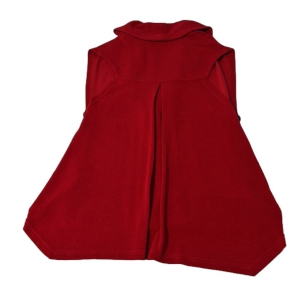 Soft Surroundings Mesa Button Vest, Size XS, Red - Picture 2 of 9